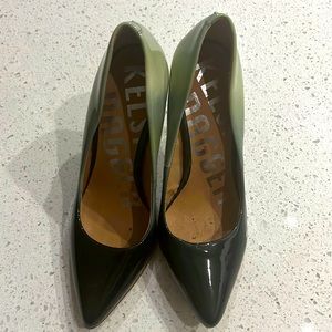 👠DONATING 4/25/23: Kelsi Dagger green ombré heels — size 7.5.👠